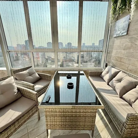 Seasky Smarthome-penthouse With Private Parking Apartmán