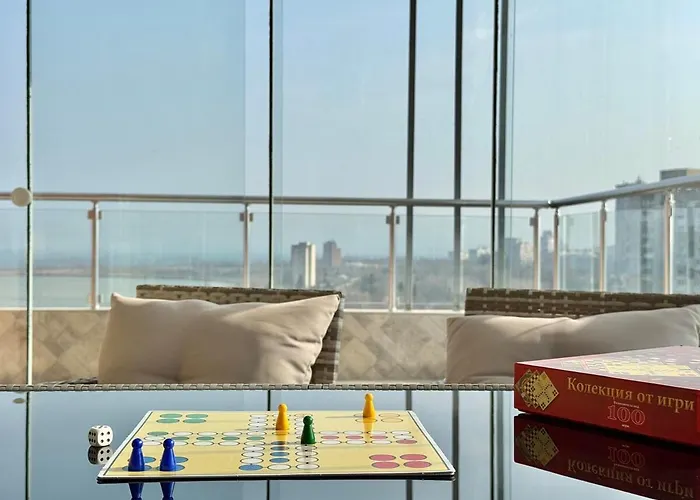 Апартаменты Seasky Smarthome-penthouse With Private Parking