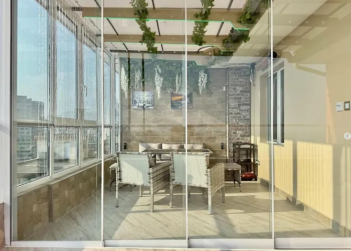 Seasky Smarthome-penthouse With Private Parking Lejlighed Burgas City