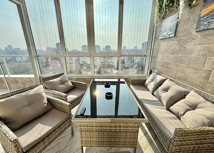 Seasky Smarthome-penthouse With Private Parking Апартаменты